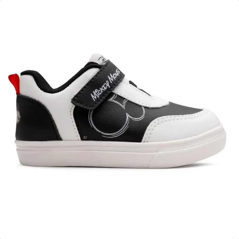 Tênis Casual Infantil Juvenil Calce Fácil 27 / Preto / Branco
