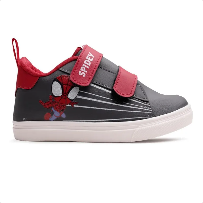 Tênis Marvel Homem Aranha Infantil 24 / Chumbo / Vermelho