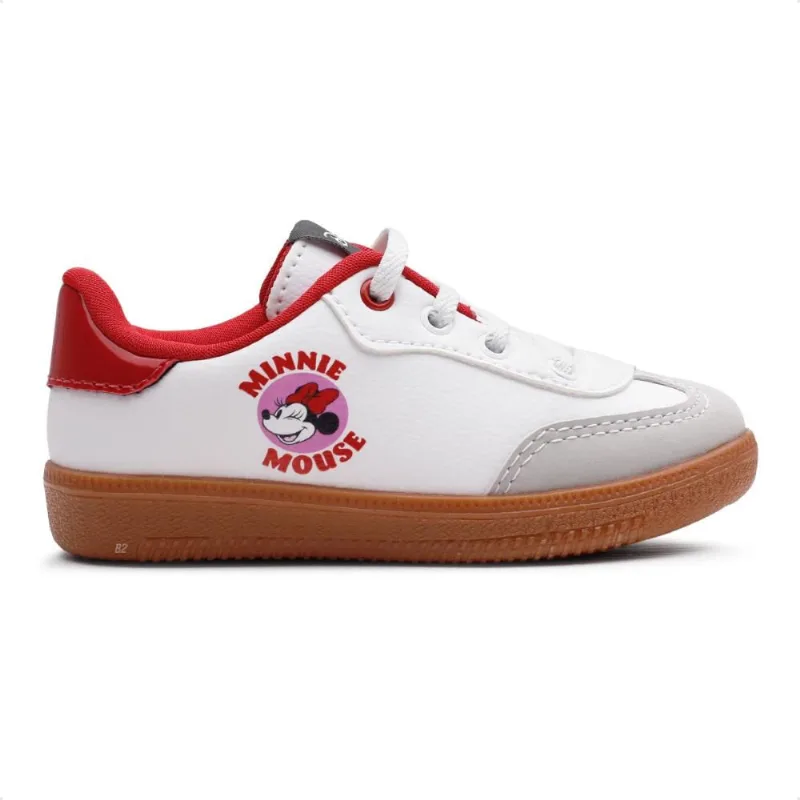 Tênis Infantil Calce Fácil 22 / Branco / Vermelho
