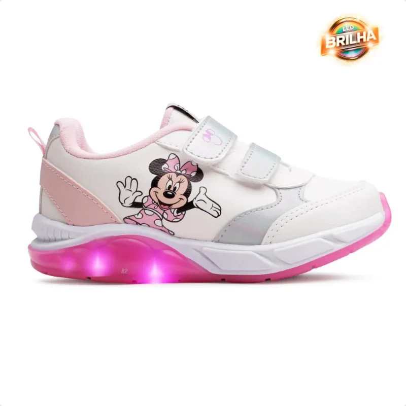 Tênis Casual Infantil 25 / Rosa / Branco