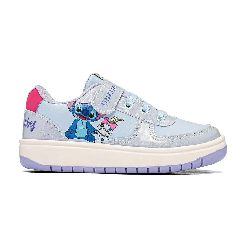 Tênis Dyan Stitch Infantil Azul Bebê 33