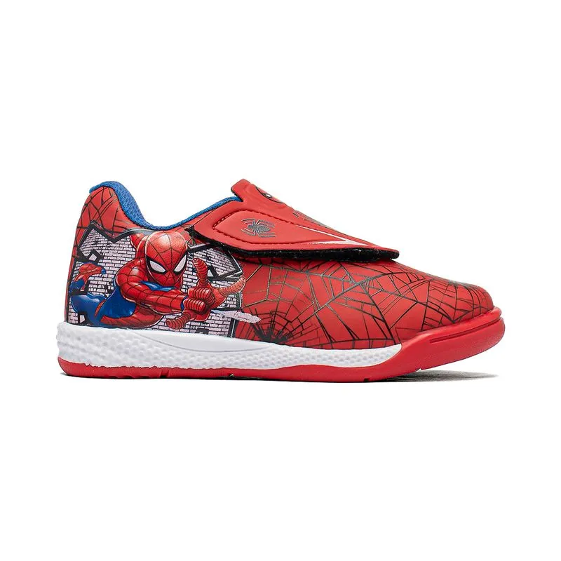 Chuteira Futsal Infantil Dyan Homem Aranha Vermelho 25