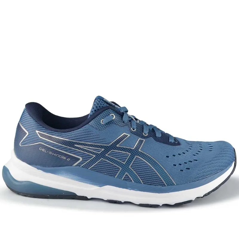 Tênis Epsortivo Asics Masculino Shinobi 2 1011B818 404 WHT SEA/PURE SIL 42 - ASICS