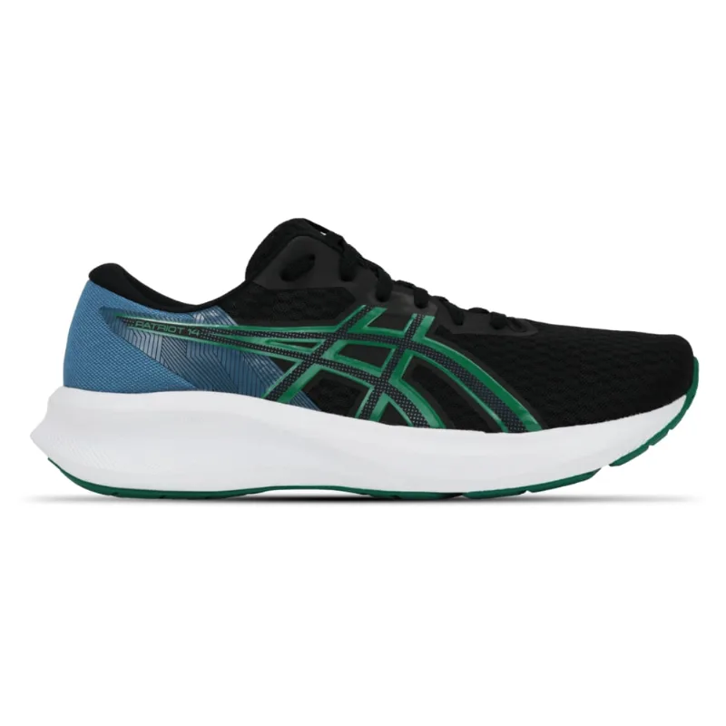 Tênis ASICS Patriot 14 - Masculino - Preto/Verde - tam: 41