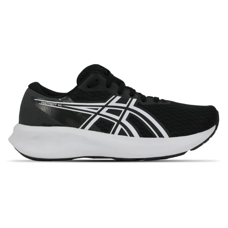 Tênis ASICS Patriot 14 - Feminino - Preto/Branco - tam: 37