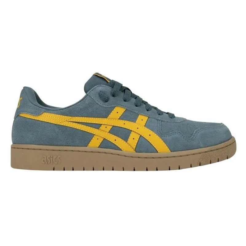 Tênis Asics Japan S Camurça Masculino 1201A985-023 44 / Azul-Amarelo