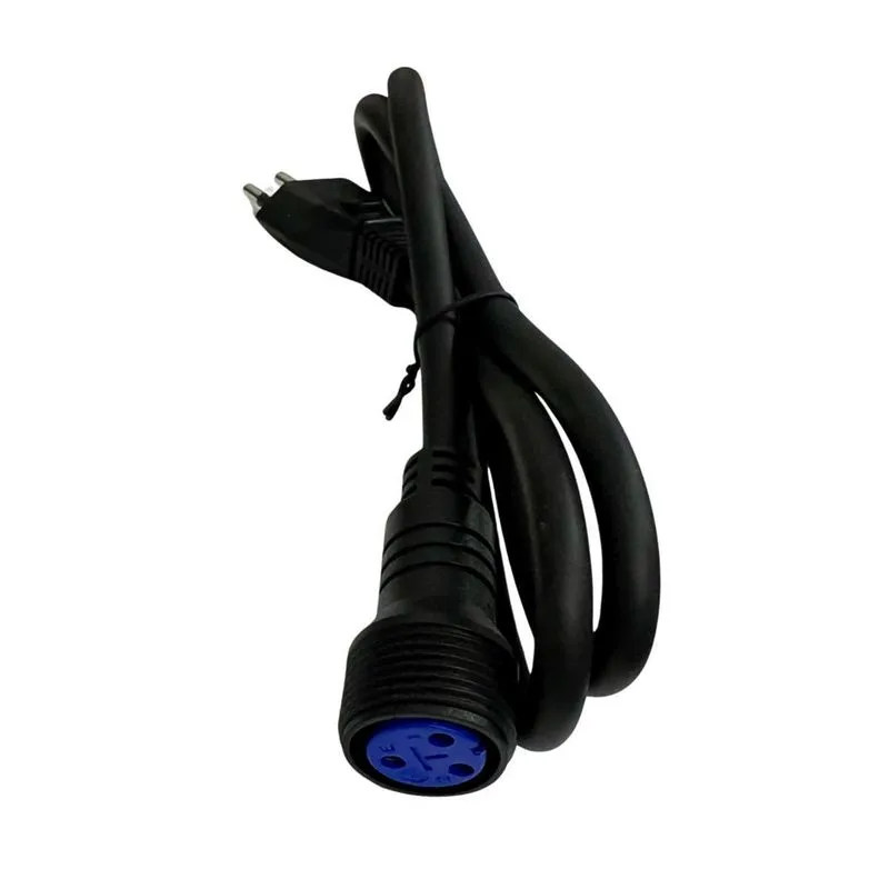 Cabo De Força Outdoor De 1mt Para Aparelhos De Iluminação