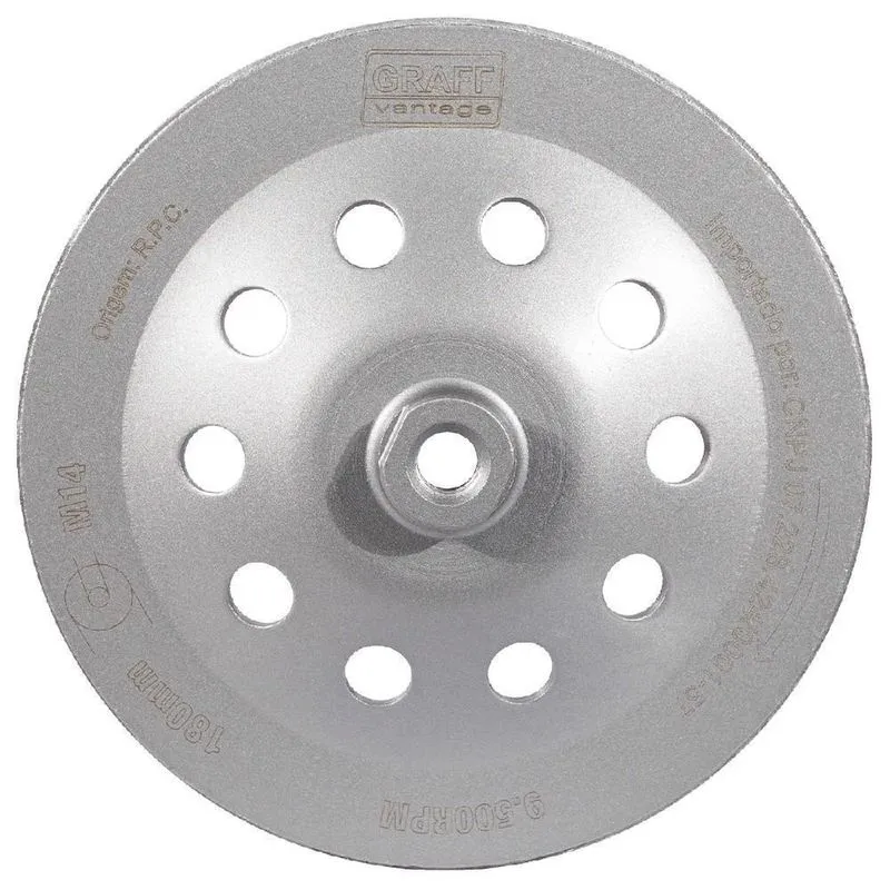 Rebolo Diamantado Tipo Prato Rosca Graff Vantage 573,0006
