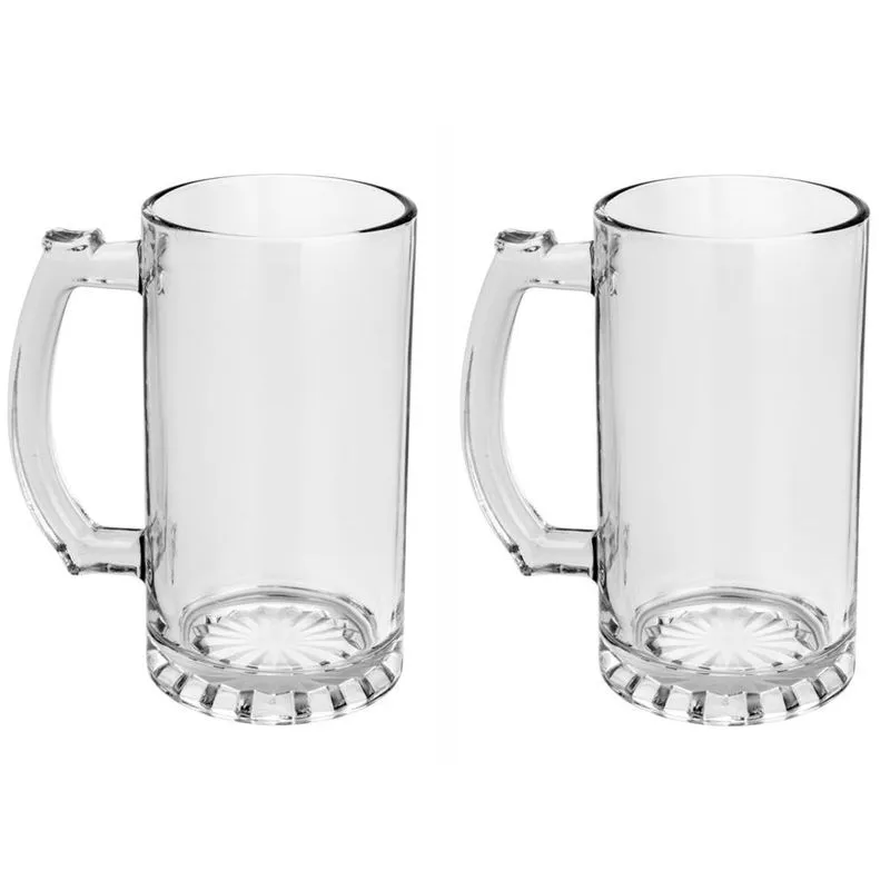 Kit 2 Caneca 450ml Chopp E Cerveja De Vidro Germany - Lyor