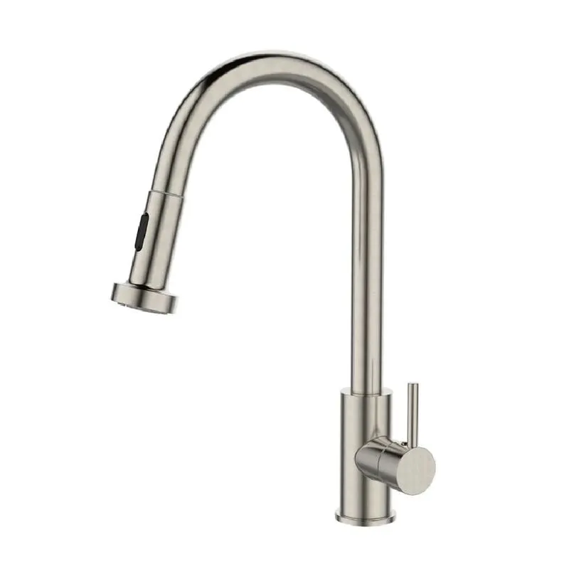 Monocomando Gourmet Cozinha Extensível Bica Alta Aço Escovado - 7908745803487 - Econometal Econometal