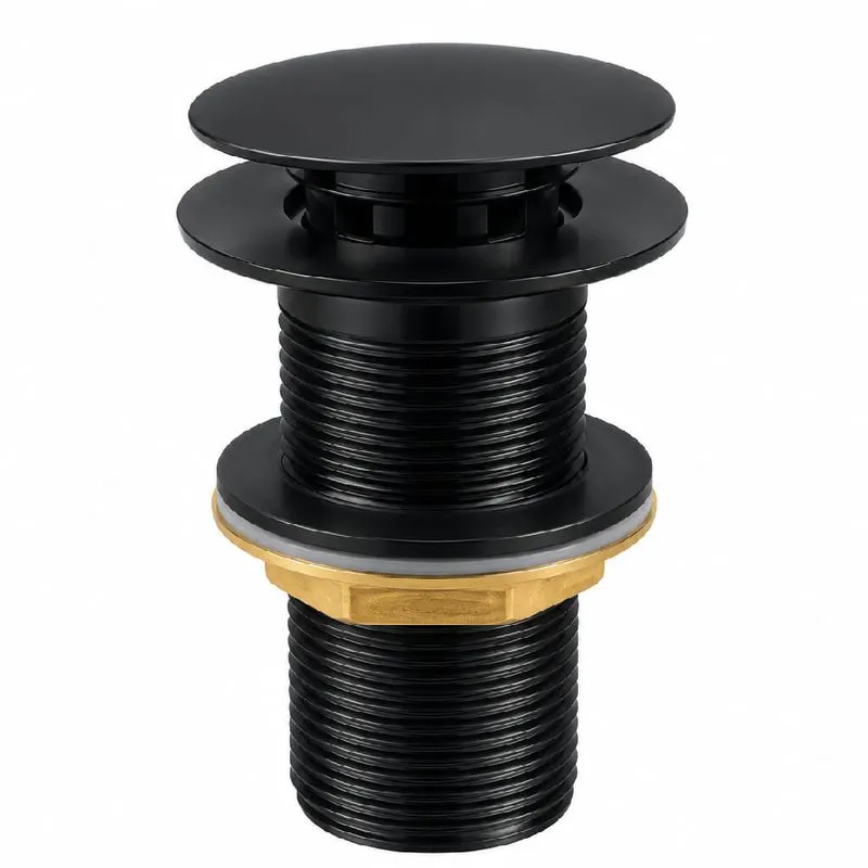 Válvula De Escoamento Click Preta Fosca VC12PR - EB-VC12-PR - Econometal Econometal