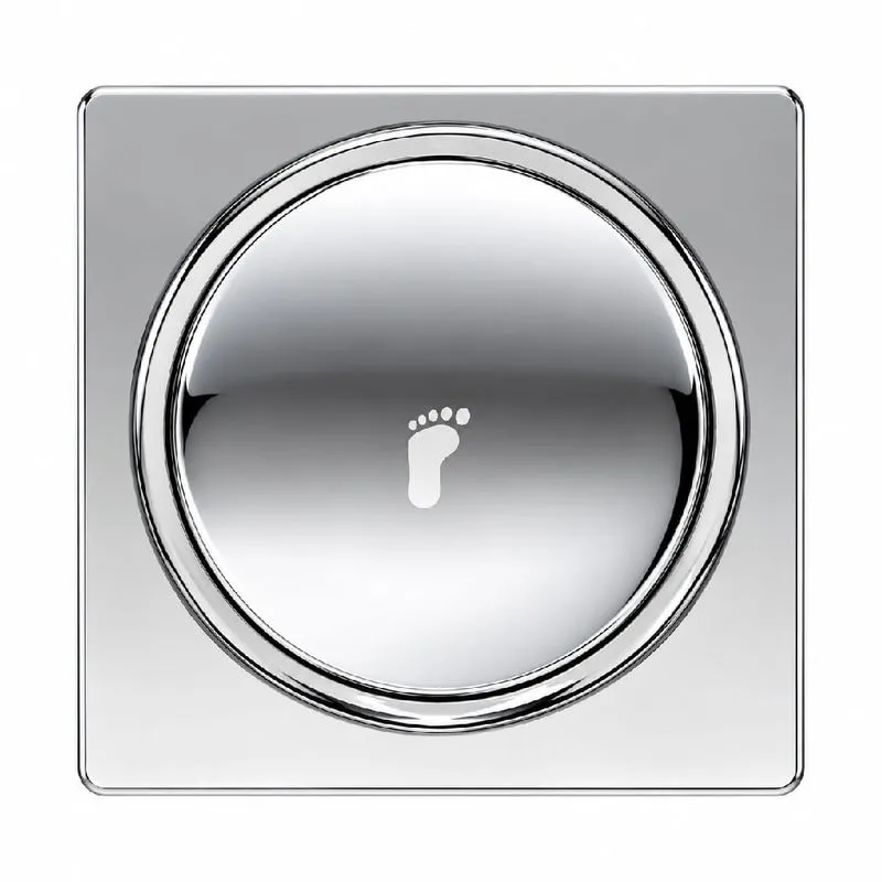 Ralo Click Quadrado 15 X 15 Cm Inox Cromado Rc15cr Eb-rc15-cr Econometal