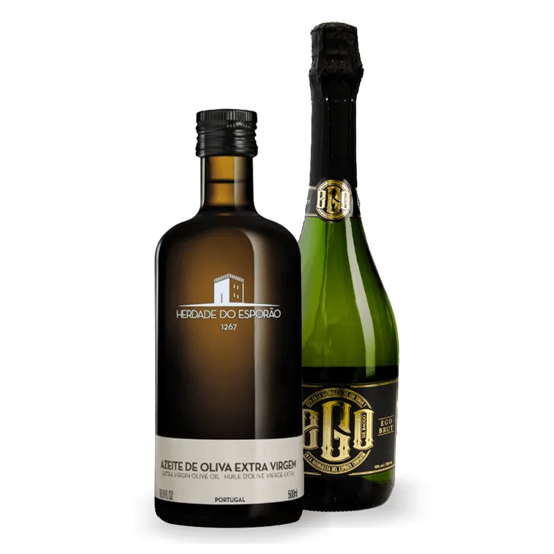 Kit Iberico ( 1 Azeite Português Esporão E 1 Espumante Espanhol) Shopvinho