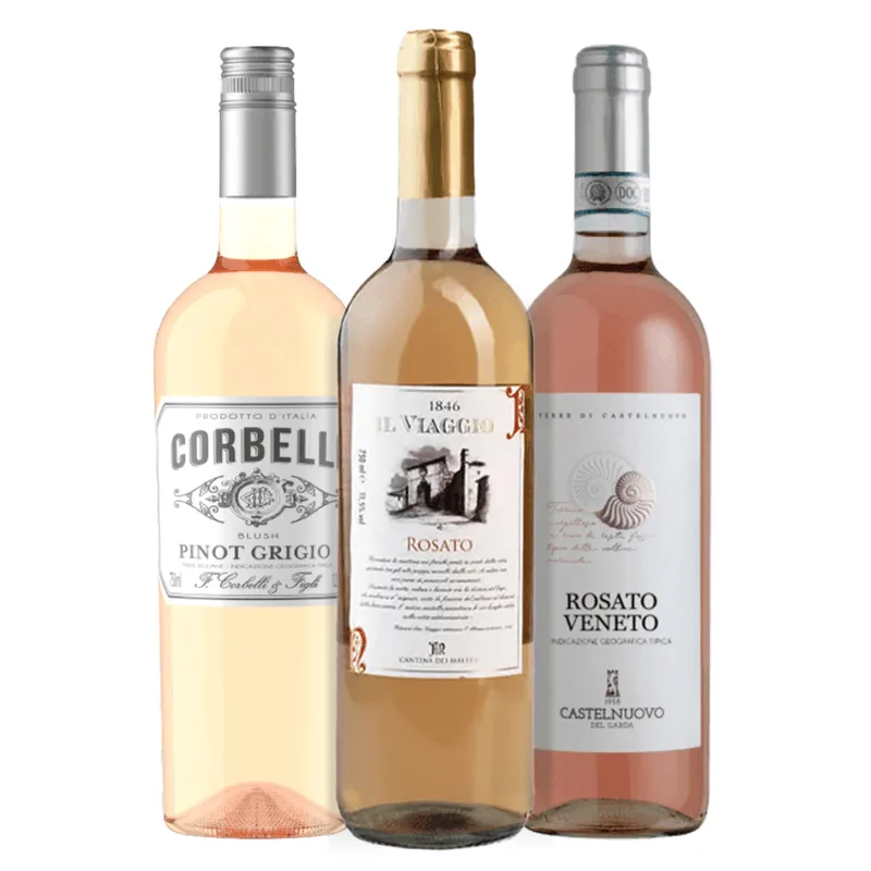 Kit Verão (3 Vinhos Rosés Italianos) Shopvinho