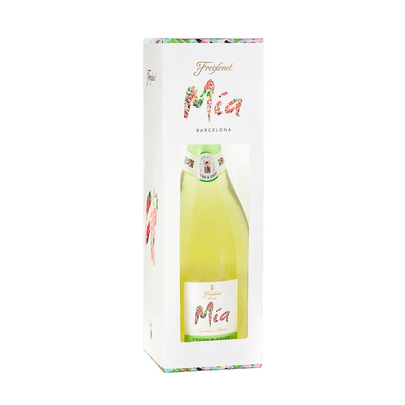 Espumante Mía Fresh &amp; Crisp Semi Seco 750ml Com Embalagem Exclusiva Freixenet Mia