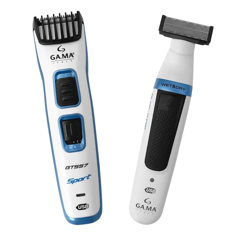 Kit Gama Máquina de Acabamento GT557 e Aparador de pêlos G-Blade W&D Bivolt Bivolt