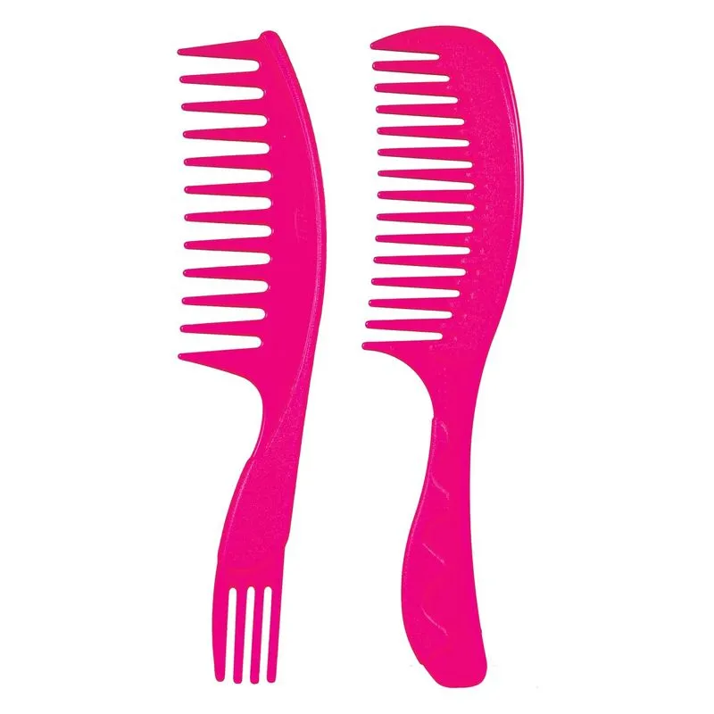 Kit Pente Para Cabelo Molhado E Cacheado Joy Condor 2 Unidades