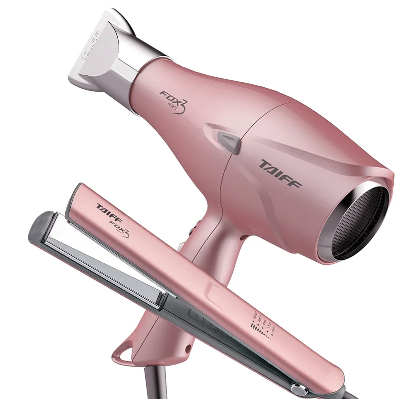 Kit Secador Fox Rose e Chapa Fox Rose 220V