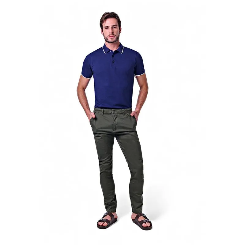 Calça Chino Masculina Esporte Fino Algodão Elastano Premium