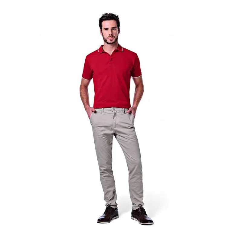 Calça Chino Masculina Esporte Fino Algodão Elastano Premium