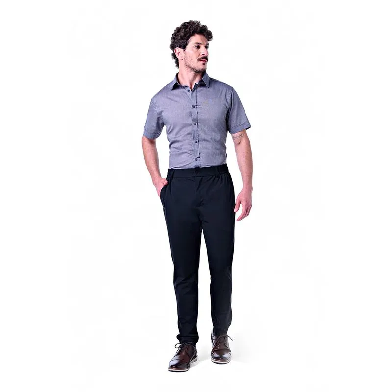 Calça Masculina Poliamida Elástico Lateral