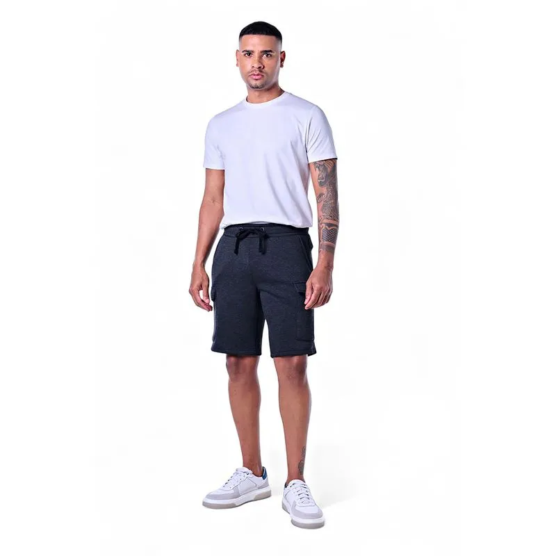 Bermuda Masculina Moletom Cargo Rabbitohs