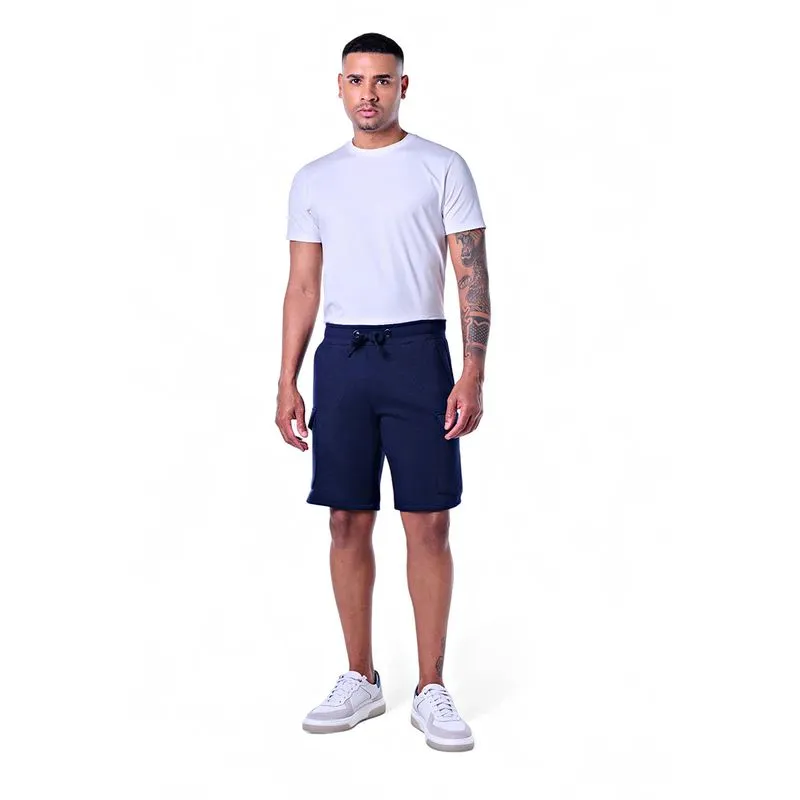 Bermuda Masculina Moletom Cargo Rabbitohs