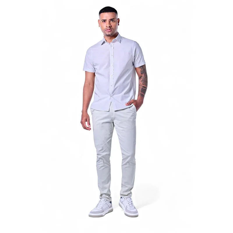 Camisa Fio a Fio Manga Curta Masculina