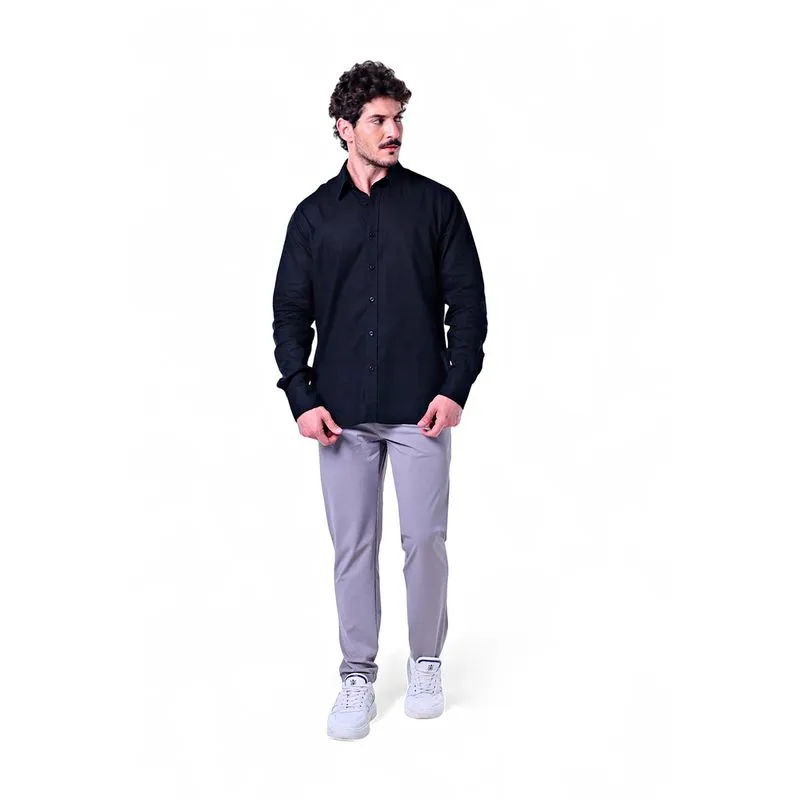 Camisa Linho Misto Masculina