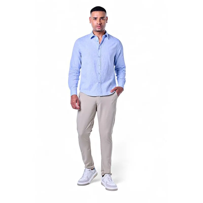 Camisa Linho Misto Masculina