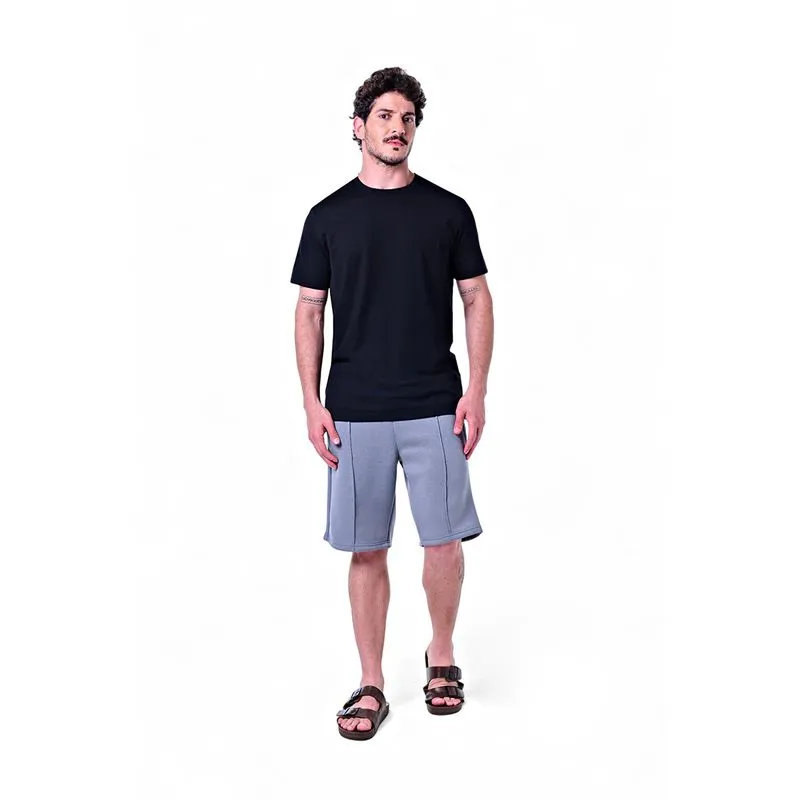Camiseta Masculina Careca Básica Não Amassa Elastano