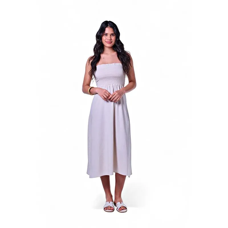 Vestido Feminino Longo Lastex