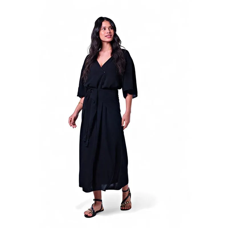 Vestido Feminino Comprido Viscose