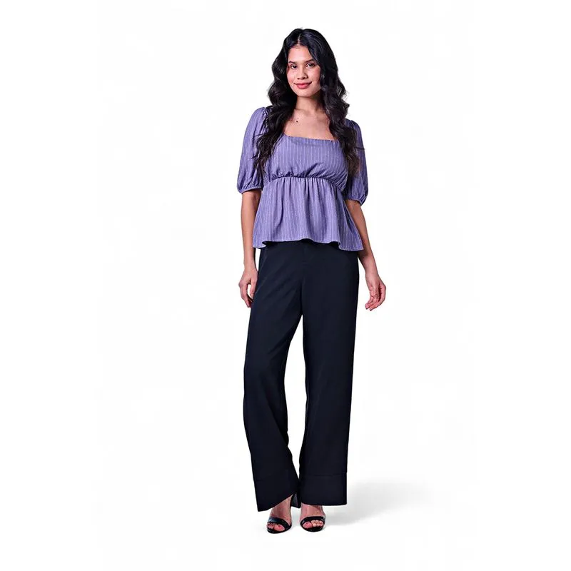 Blusa Feminina Listrada Viscose