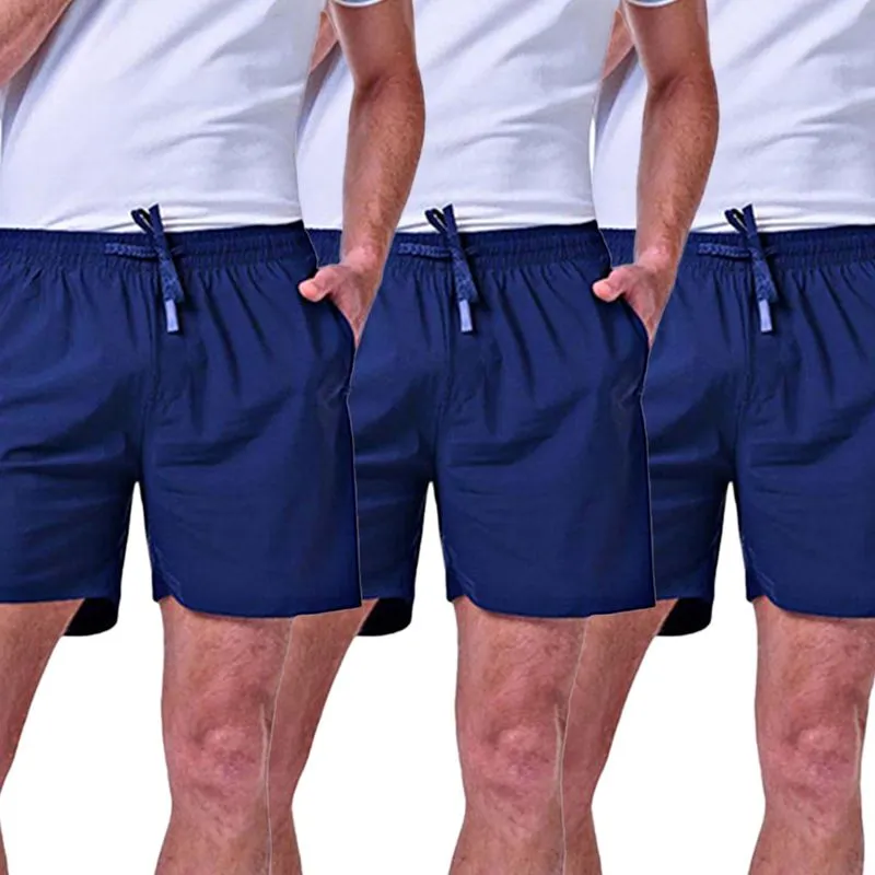 Kit 3 Shorts Esportivos Masculinos