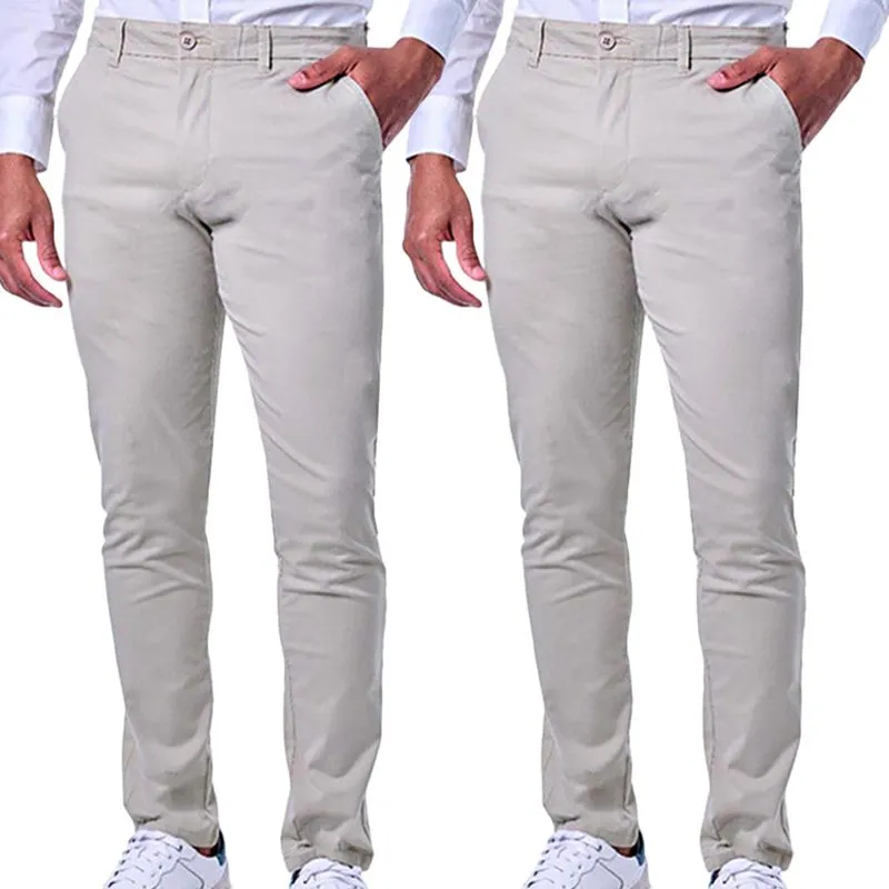 Kit 2 Calças Masculinas Chino