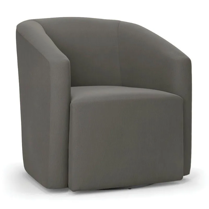 Poltrona Stella Max Suede Base Giratória - D'rossi Cor Grafite