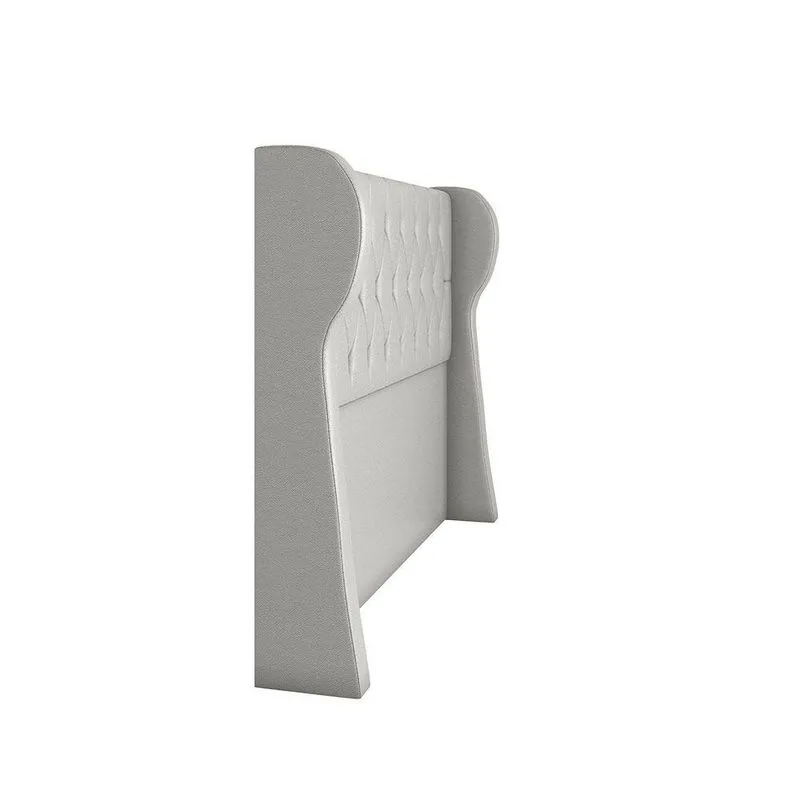 Cabeceira Para Cama Box Solteiro 90 Cm Beatriz Corino Branco I02 - D'rossi