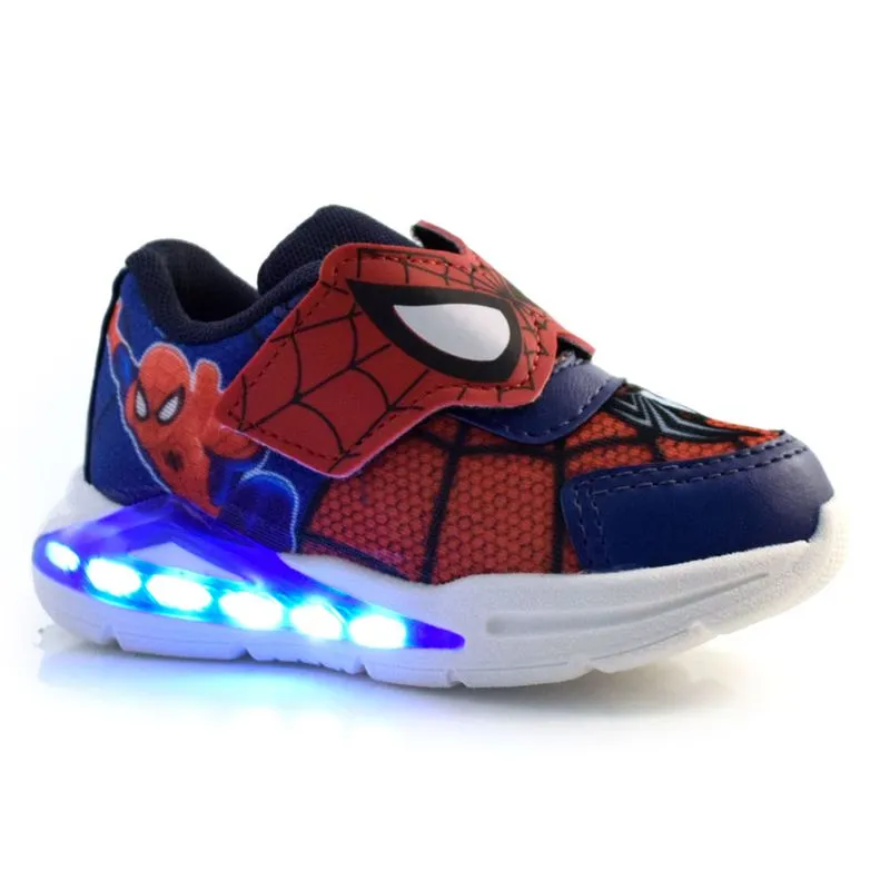Tênis de LED Infantil Aranha Mini Pé do 22 ao 32 Vermelho MP 2410 32