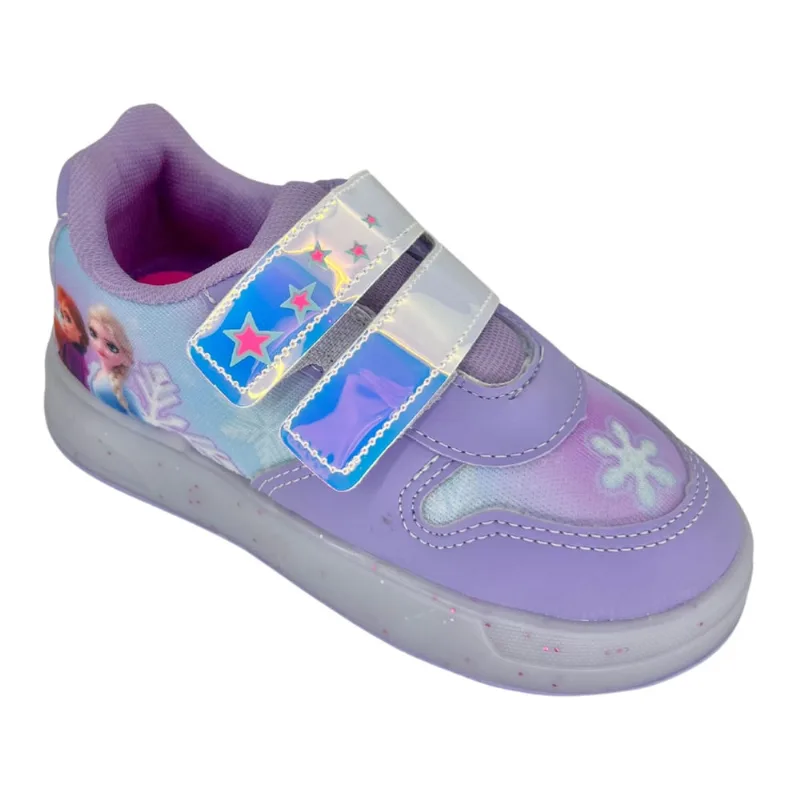 Tênis Led Velcro Personagens 2412 - Juvenil