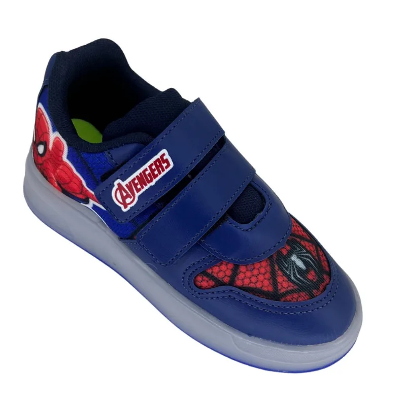 Tênis Led Velcro Personagens 2412 - Juvenil