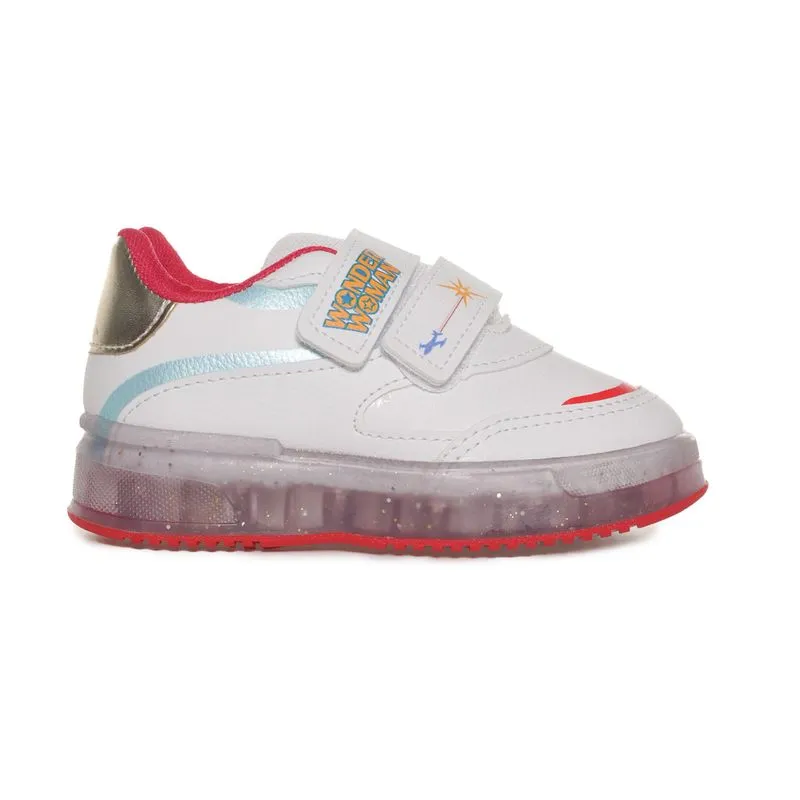 Tênis Casual Warner Mulher Maravilha Infantil Branco 29