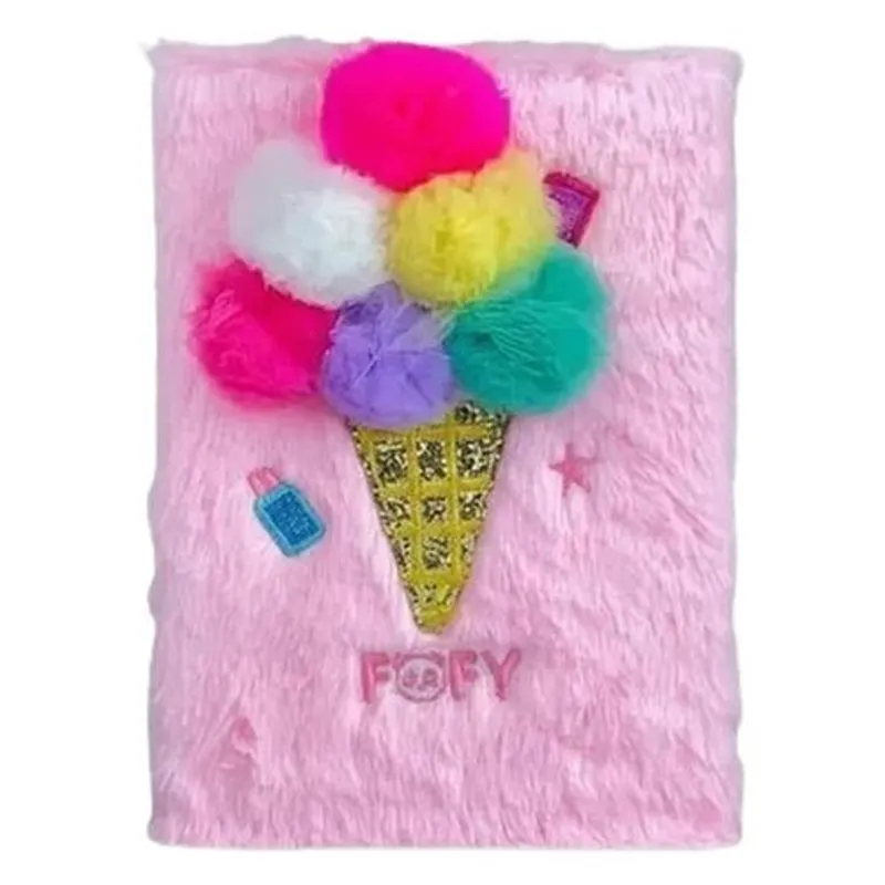 Diário Fofy Ice Cream Fluflu 80 Folhas 15,5x21cm (MP)