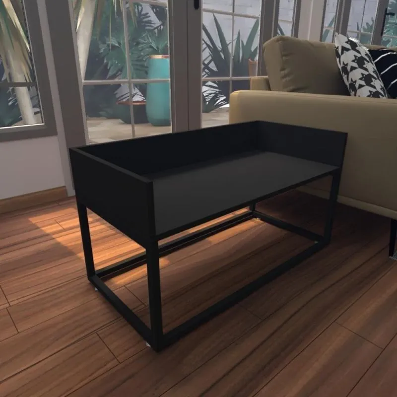 Cama Cachorro Caes Pequenos Casa Pet Caminha Casinha Mdf Preto Preta