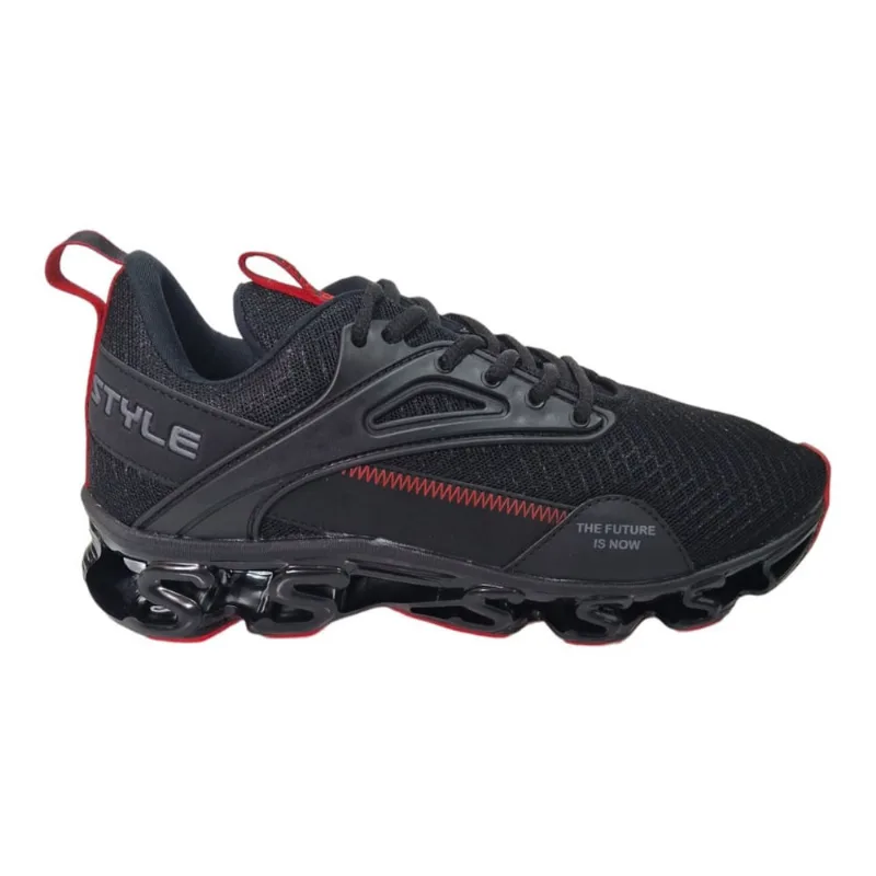 Tênis Esportivo Masculino StarFlex Style Amortecedores Preto