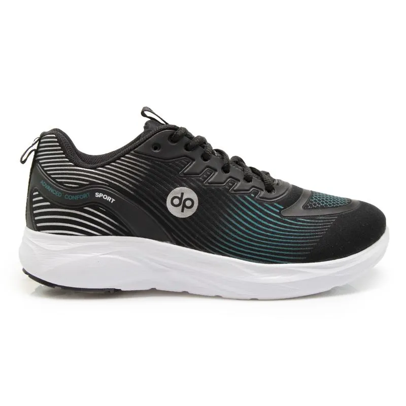 Tênis Disport Treino Masculino Preto PRETO/VERDE - 43