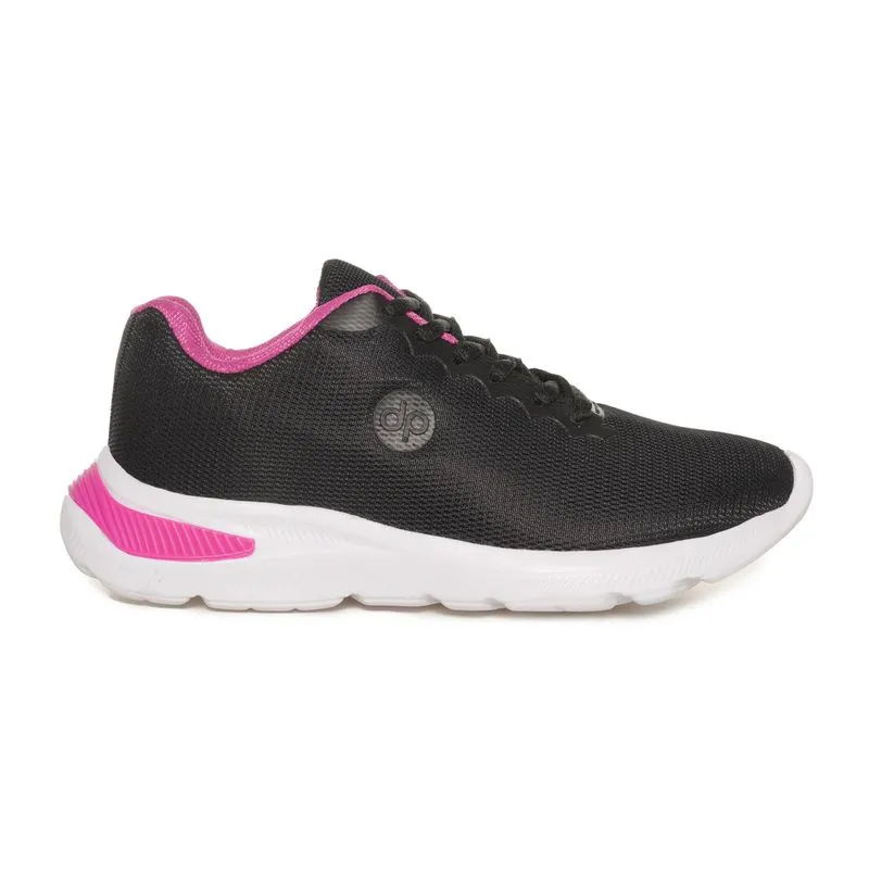 Tênis Disport Fitness Mesh Feminino Preto PRETO/PINK - 36