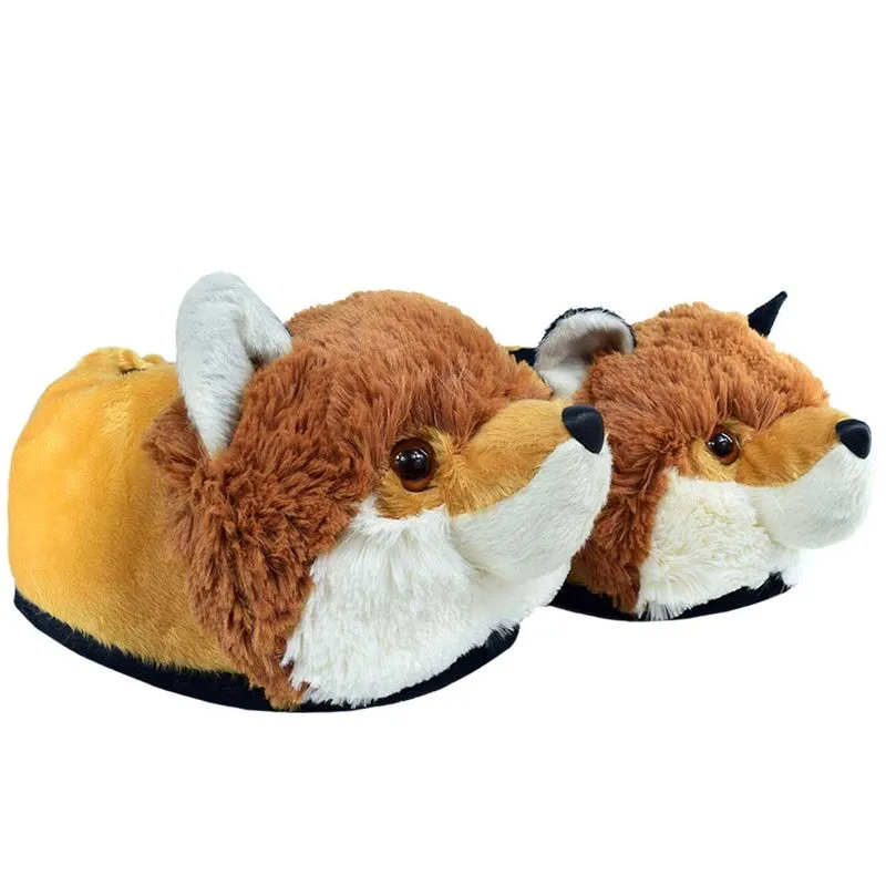 Pantufa 3D Raposa Adulto Feminino e Masculino
