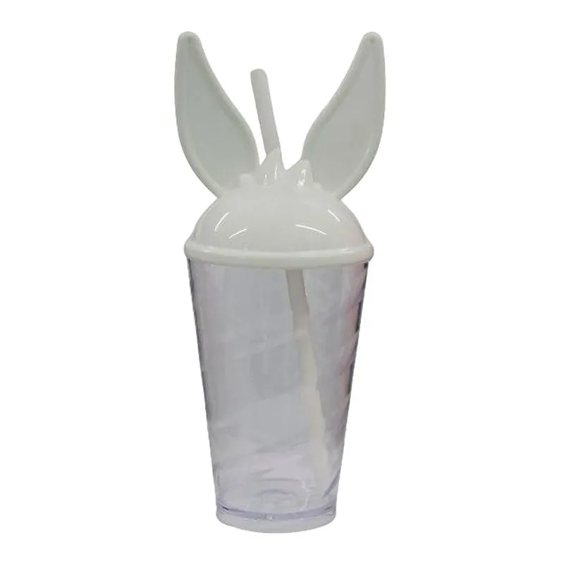 Copo Tampa Coelho Branco 500ML CTC007 TASIL