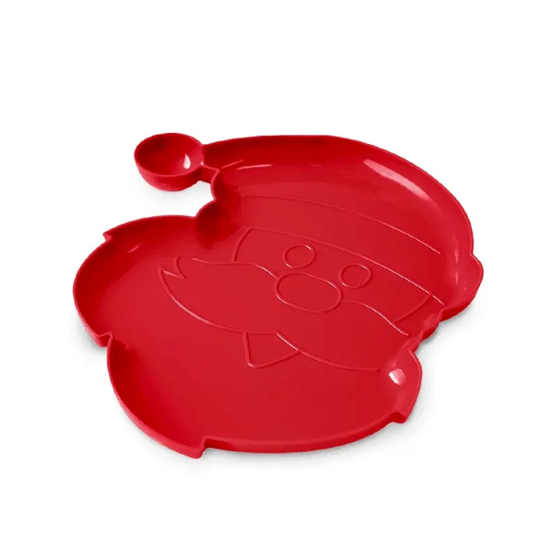 Bandeja Decorativa Papai Noel Vermelha 22x18cm TASIL BANDEJA DEC PAPAI NOEL VERMELHA 22X18CM TASIL